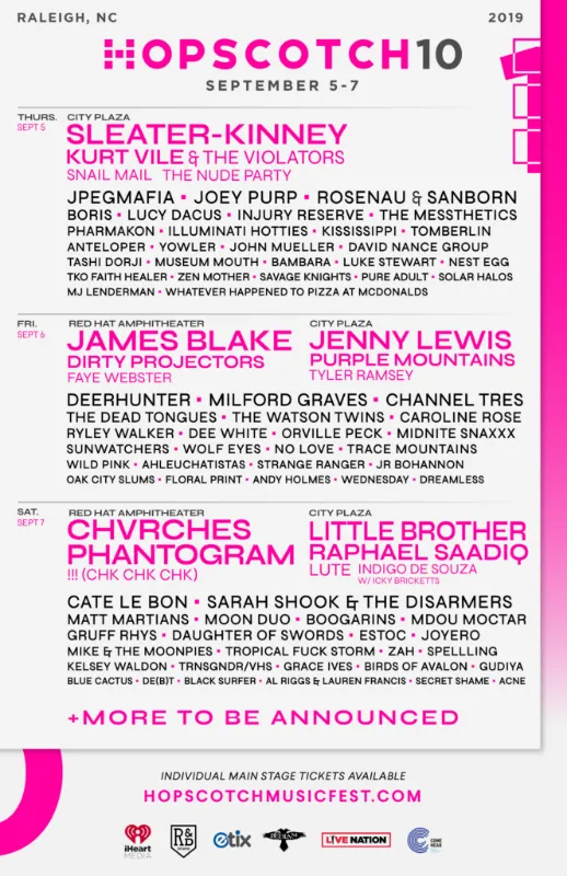 Hopscotch-Lineup