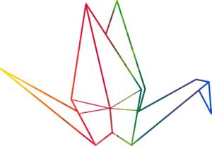 origami styling logo multi color 300x207