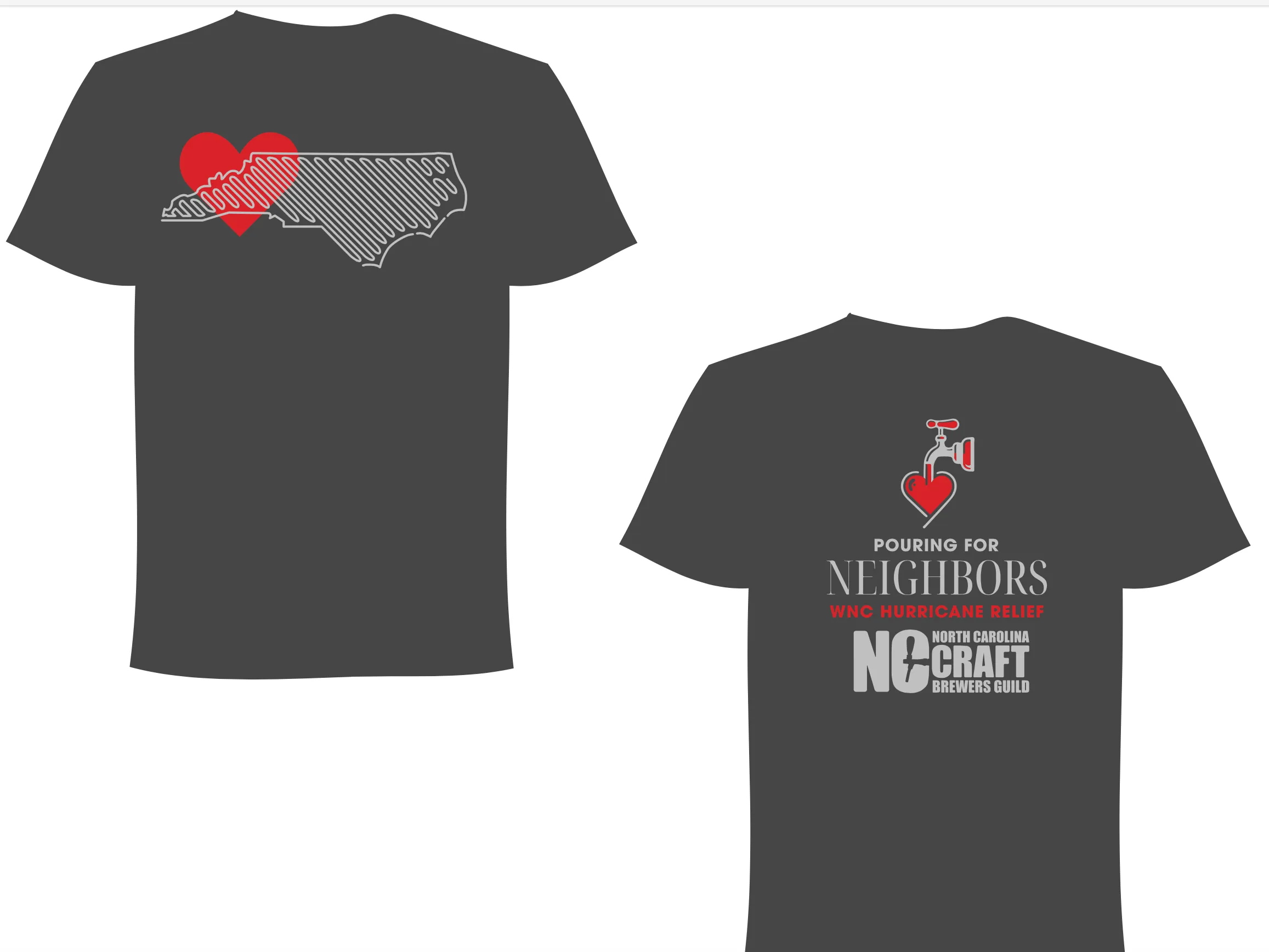 WNC Relief Shirts Hurricane Helene Fundraiser