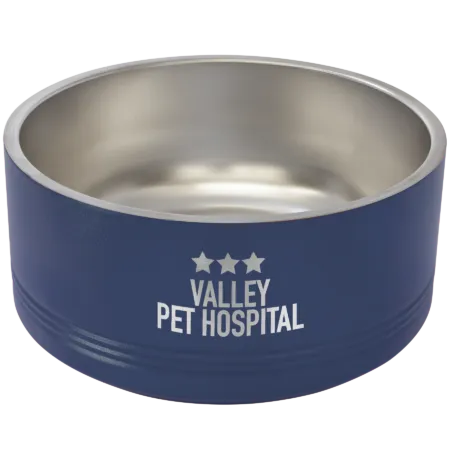 Branded and personalized pet food/water bowl