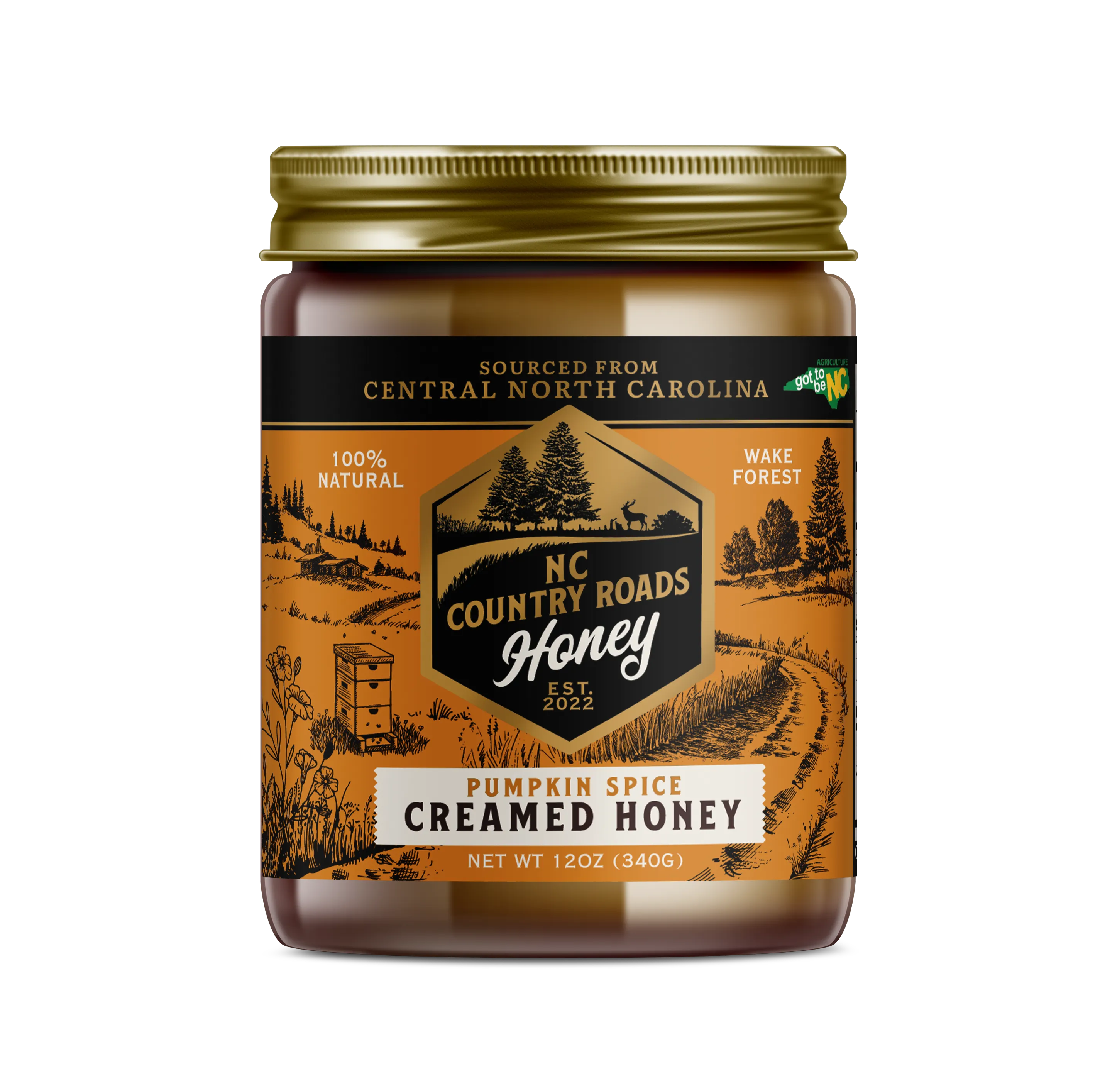 Pumpkin Spice Creamed Honey