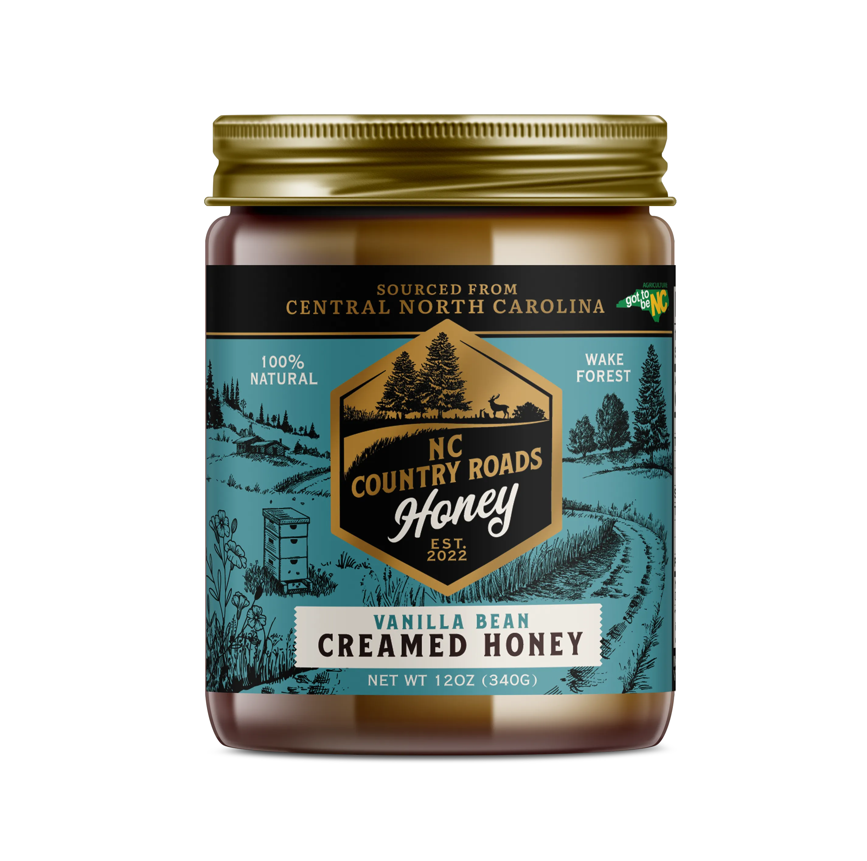 Organic Vanilla Bean Creamed Honey