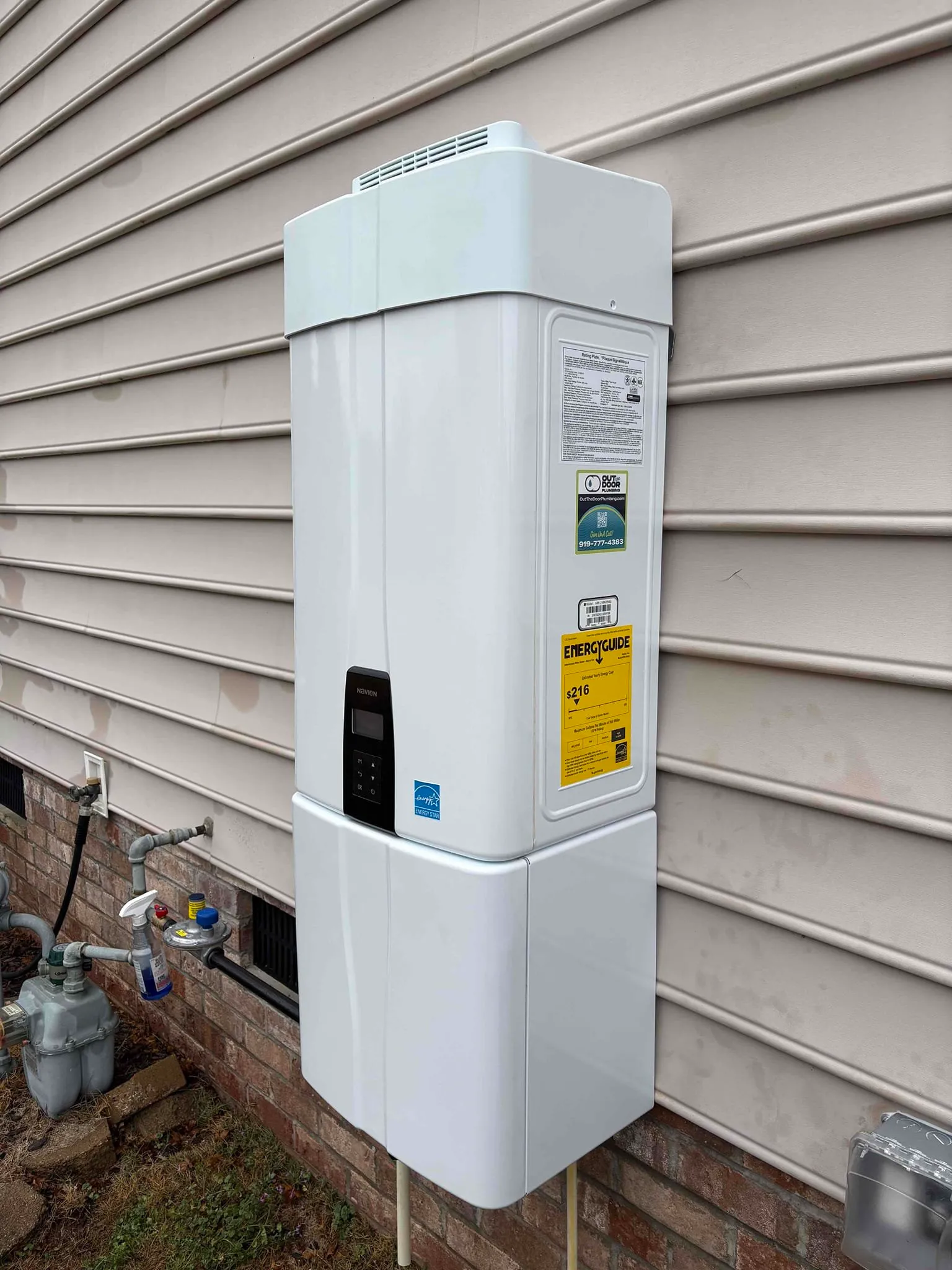 Tankless install Raleigh