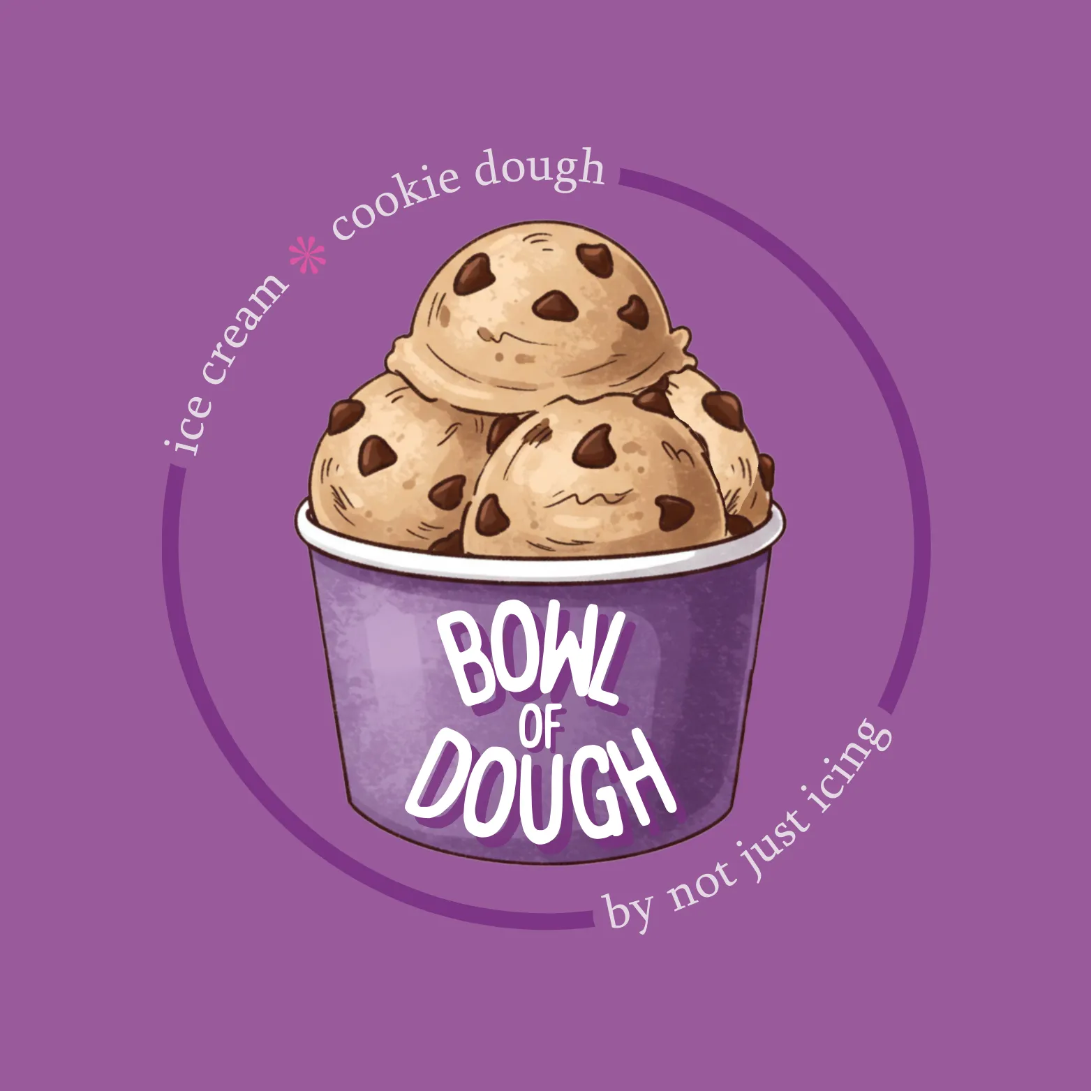 Bowl of Dough Circle Logo