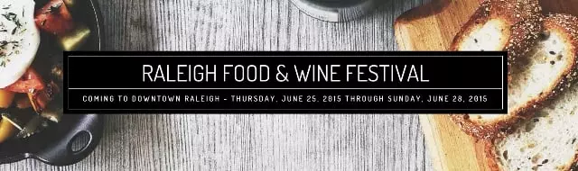 Raleigh food and wine