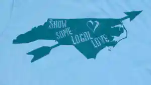 Show Some Local Love Blue Shirt