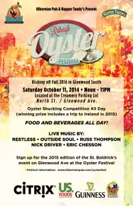 2014 Raleigh Oyster Festival on Glenwood Ave