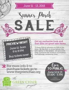 summer porch sale