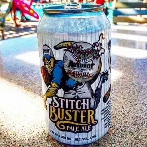 Stitch Buster beer can from Aviator Brewing in NC