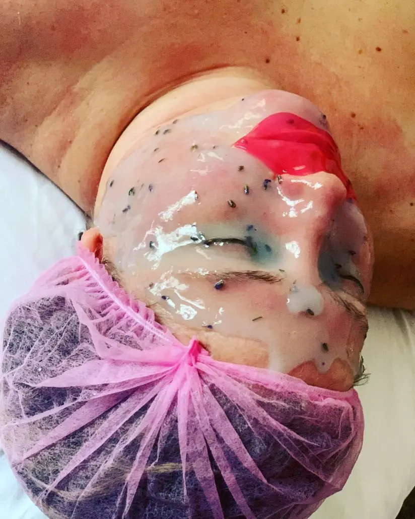 Sweet Pea Waxing Boutique 1 Sweet Pea Waxing Boutique signature facial includes a Hydro Jelly mask and collagen lip treatment.