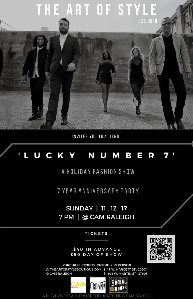 The Art of Style 2017 fashion show flyer