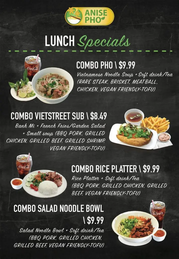 Anise Pho 1 Anise Pho Specials