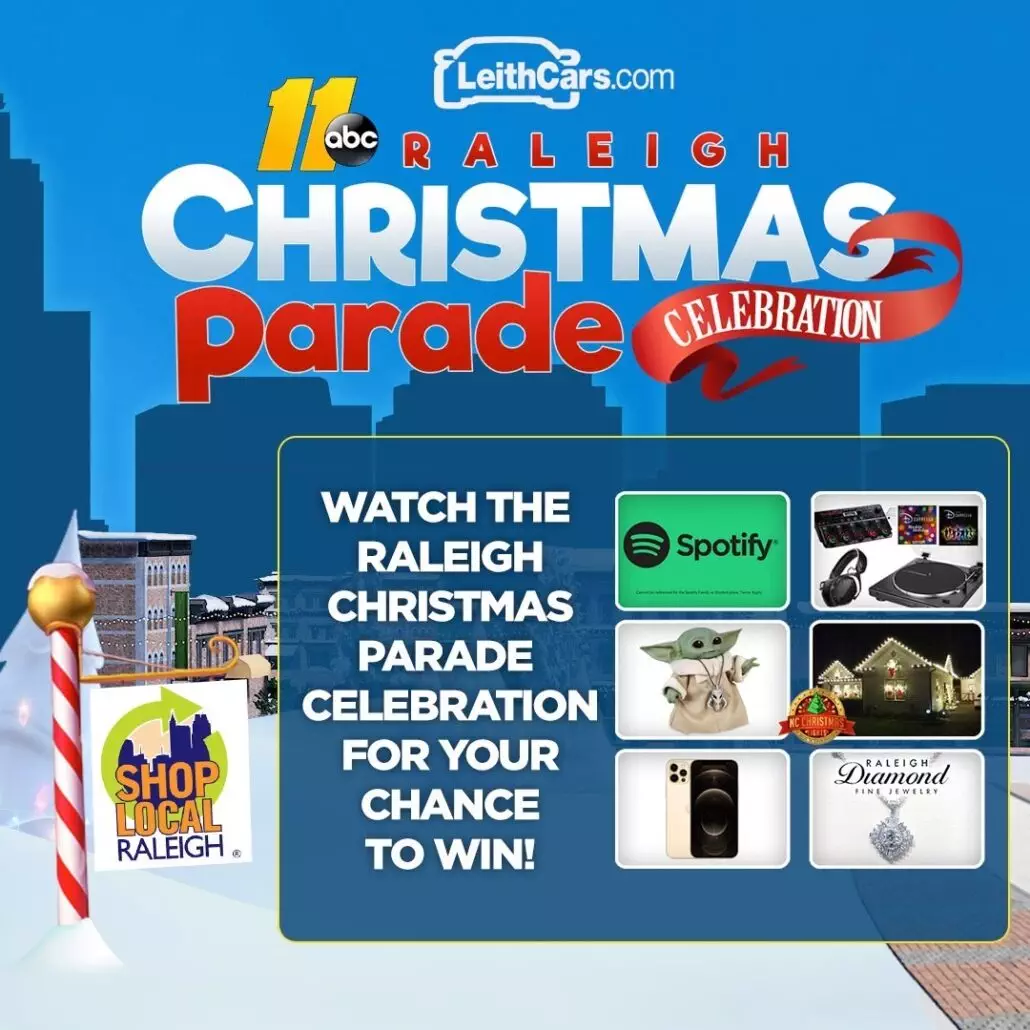 2020 Raleigh Christmas Parade Secret Santa Prizes