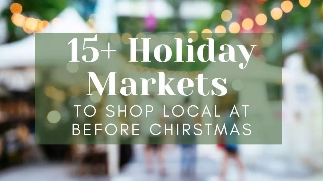 15+ Holiday Popup Markets