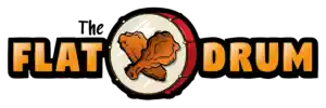 The Flat Drum Logo 300x100