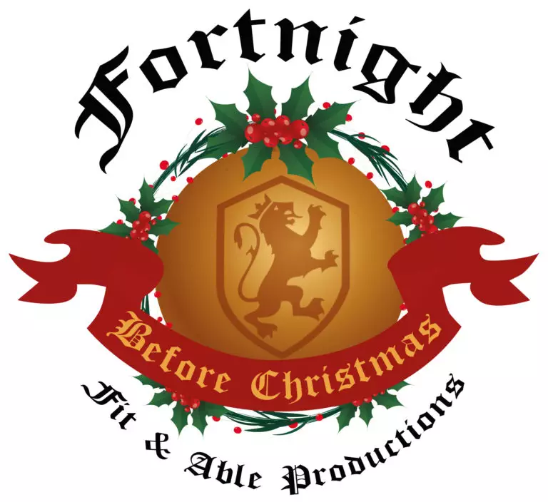 Fortnight Before Christmas logo gold close 768x704