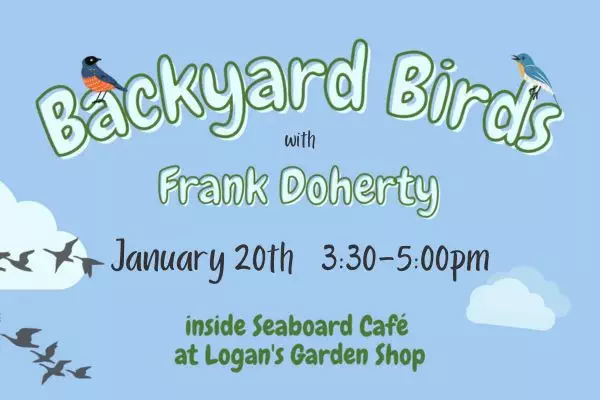 Backyard Birds with Frank Doherty 2024 Downtown Ral Alliance 600 x 400 px