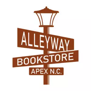 Alleyway Bookstore Logo Bronze Circle 300x300