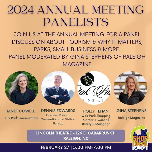 Shop Local Raleigh Annual Meeting 1 Annual Meeting Panel 1