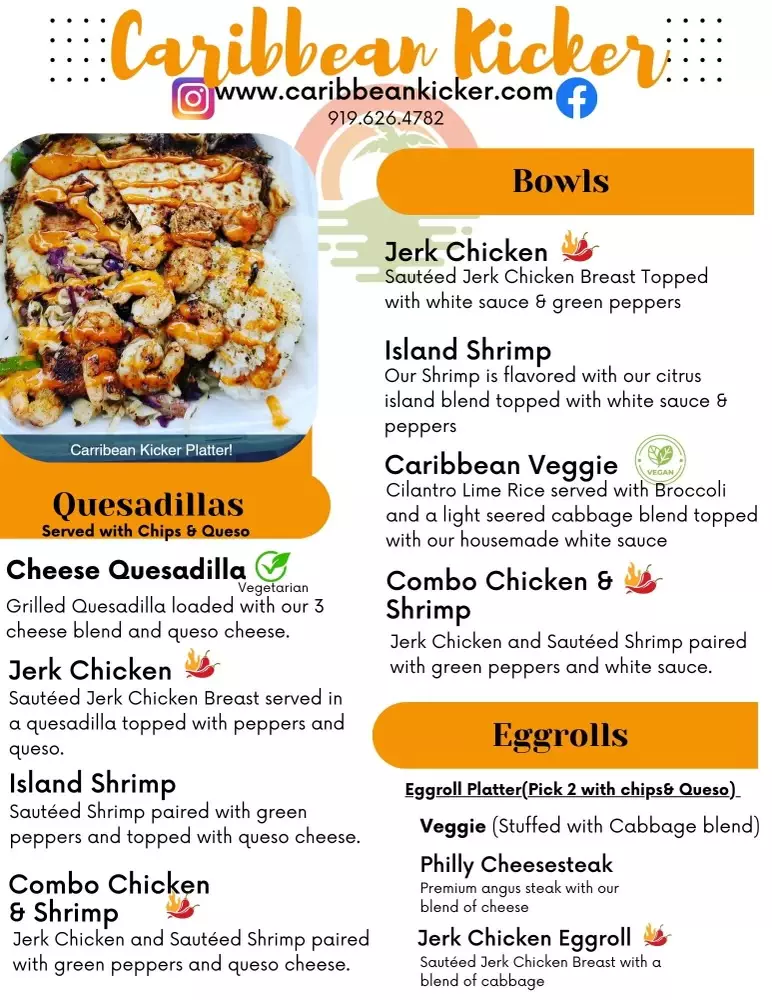 Copy of Caribbean Kicker Menu