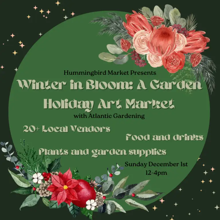 Winter in Bloom A Garden Holiday Art Market 768x768