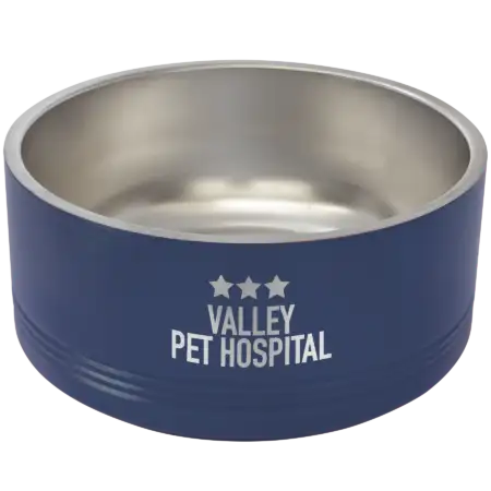 Branded and personalized pet food/water bowl