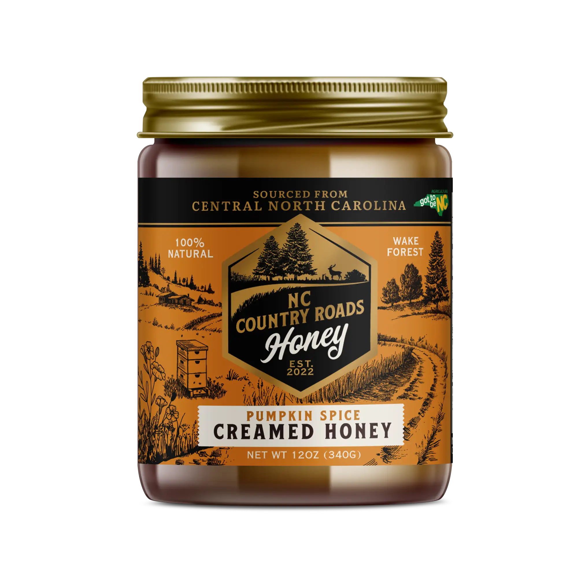 Pumpkin Spice Creamed Honey