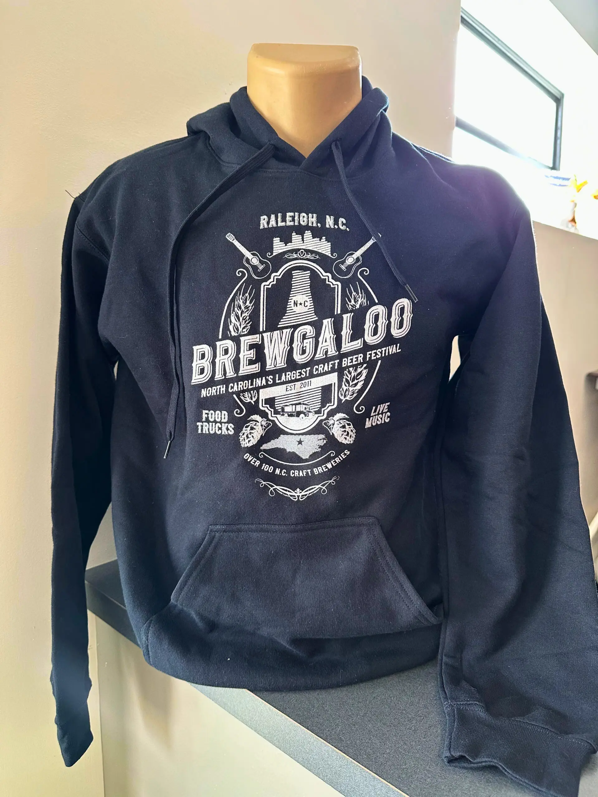 brewgaloo black sweatshirt