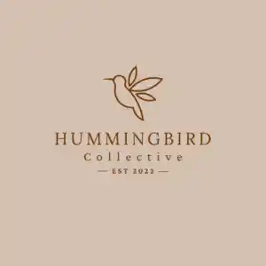 One Line Free Simple Hummingbird Travel Logo 4