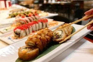 Umami Bistro Fried Sushi Roll