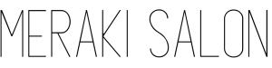 MERAKI SALON LOGO PNG BLACK